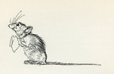 Titty Mouse a Tatty Mouse od Arthur Rackham