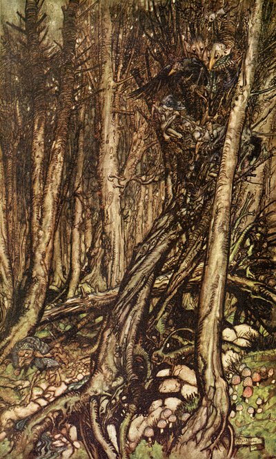 Undine od Friedricha de la Motte Fouqué od Arthur Rackham