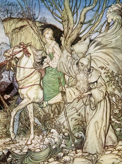 Undine od Friedricha de la Motte Fouqué od Arthur Rackham