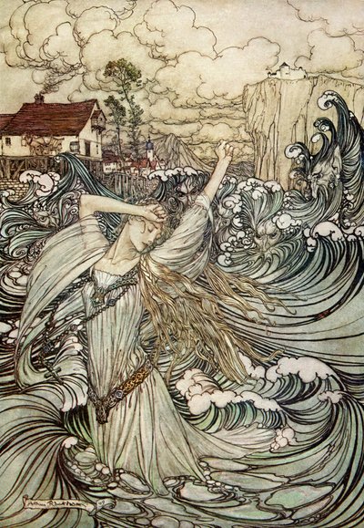 Undine od Friedricha de la Motte Fouqué od Arthur Rackham