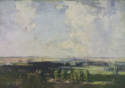 Amiens, klíč západu, 1928 od Arthur Streeton