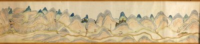 16 000. dodávané. Orientováno na sever vpravo. Reliéf zobrazený obrázkově. Pohled z ptačí perspektivy. Pokrývá řeku Wei v Baoji Xian, Shanxi Sheng až Shu Dao na hranici Shanxi-Sichuan. Zobrazuje osady, odpočívadla, nádraží, hostince, chrámy, horské průsmyk od Arthur W. Hummel
