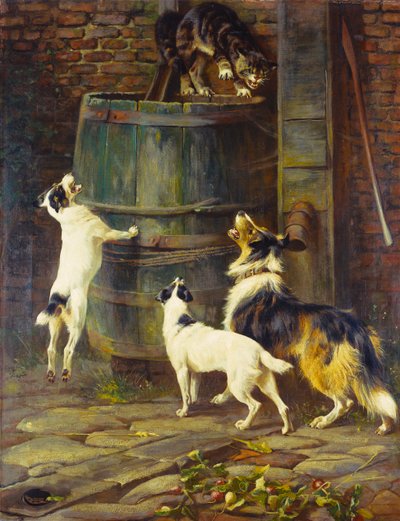 Chceme si jen hrát (olej na plátně) od Arthur Wardle