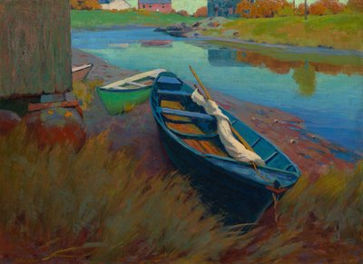 Lodě v klidu od Arthur Wesley Dow