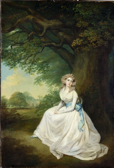 Lady Chambers, kolem roku 1789 (olej na plátně) od Arthur William Devis
