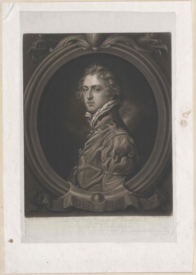 5. vévoda z Marlborough Spencer-Churchill od Artist Unknown