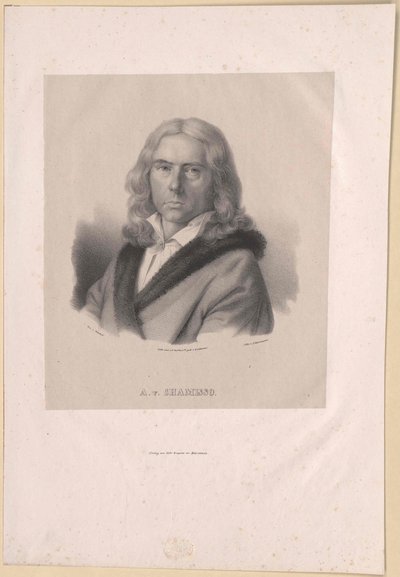 Adelbert von Chamisso (tisk) od Artist Unknown