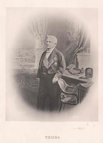 Adolphe Thiers od Artist Unknown