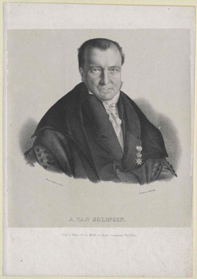 Adriaan van Solingen (tisk) od Artist Unknown