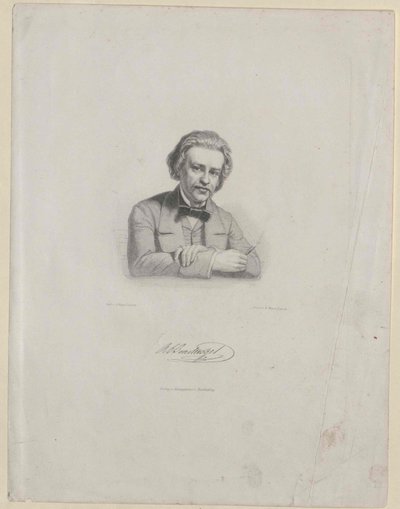 Albert Brachvogel (tisk) od Artist Unknown