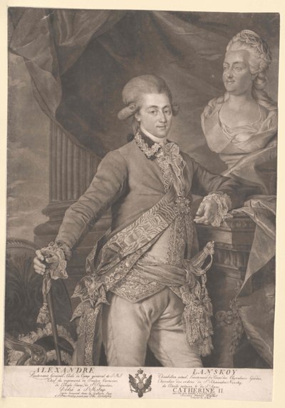 Alexandr Dimitrijevič Lanskoj od Artist Unknown