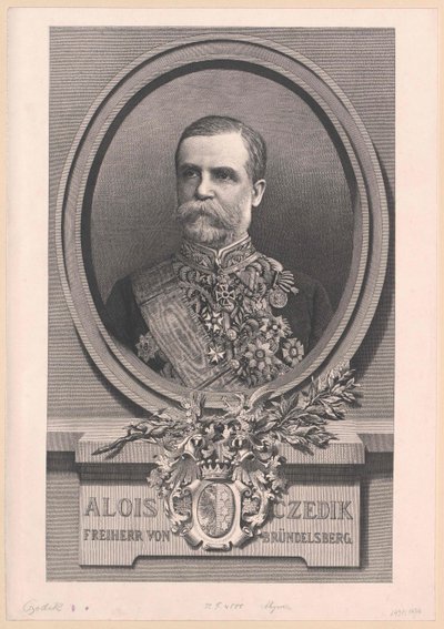 Aloysius baron Czedik-Bruendelsberg (tisk) od Artist Unknown