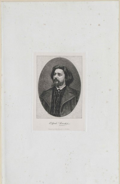 Alphonse Daudet (tisk) od Artist Unknown