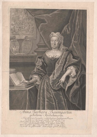 Anna Barbara Kretschmer od Artist Unknown