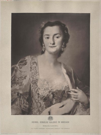 Anna Karolína hraběnka Orzelská od Artist Unknown