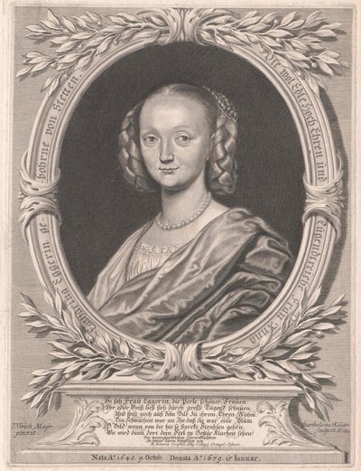 Anna Elisabeth von Stetten (tisk) od Artist Unknown