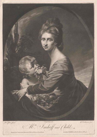 Anna Maria Appolonia Imhoff od Artist Unknown