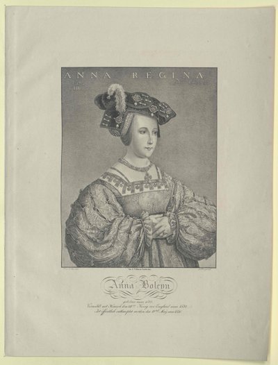Anna Boleynová od Artist Unknown