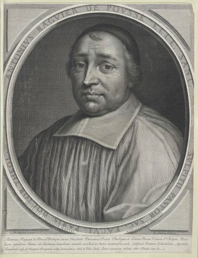 Antoine Raguier de Pouss00000000 (tisk) od Artist Unknown