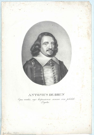 Antoine de Brun (tisk) od Artist Unknown
