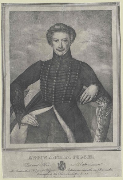 Anton Anselm hrabě Fugger-Babenhausen od Artist Unknown