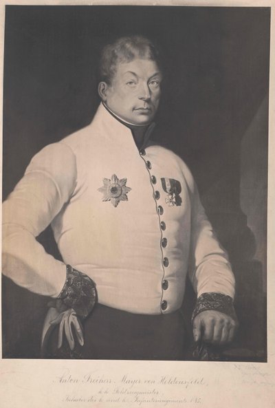 Anton baron Mayer von Heldensfeld od Artist Unknown