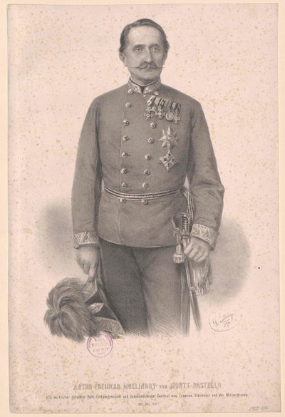Anton baron Mollinary z Monte Pastello od Artist Unknown