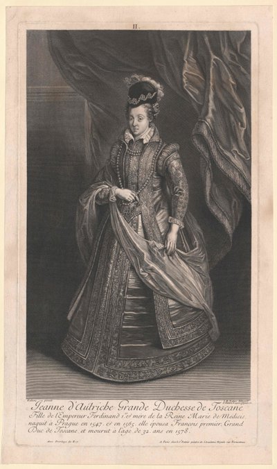 Arcivévodkyně rakouská Johanna od Artist Unknown