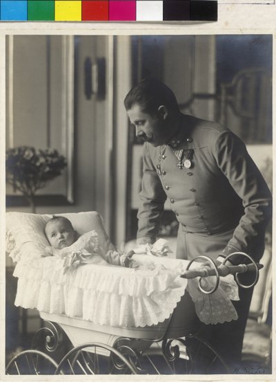Arcivévoda František Ferdinand se svým synem Maxmiliánem od Artist Unknown