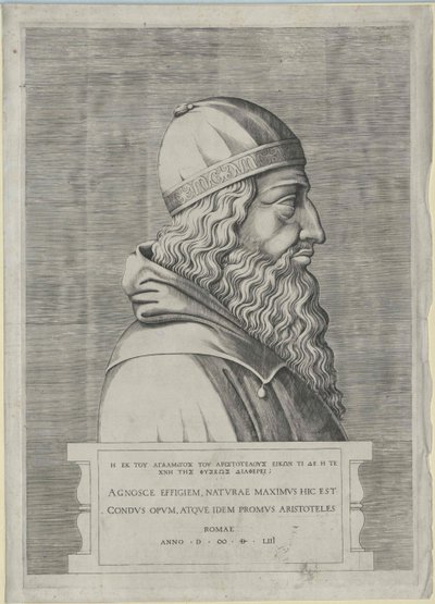Aristoteles (tisk) od Artist Unknown