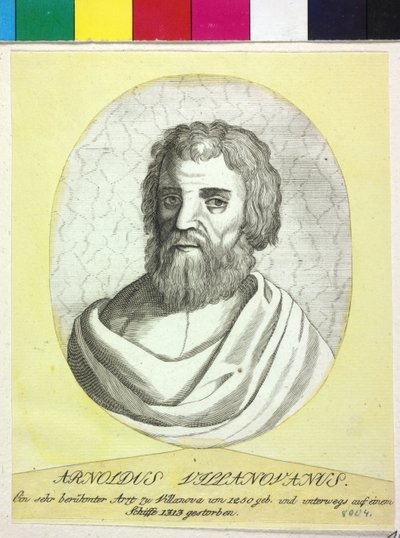 Arnaldus z Villanovy (tisk) od Artist Unknown