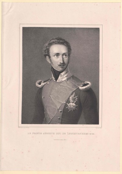 August vévoda Leuchtenberg od Artist Unknown