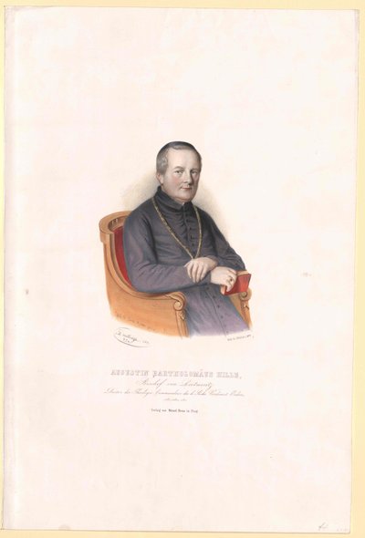 Augustin Bartholomew Hille od Artist Unknown