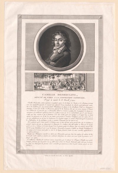 Camille Desmoulins (tisk) od Artist Unknown