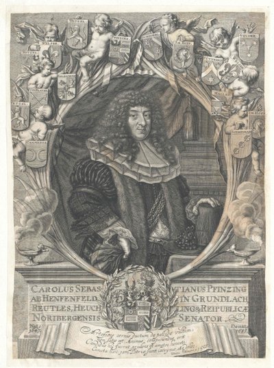 Carl Sebastian Pfinzing z Henfenfeldu od Artist Unknown