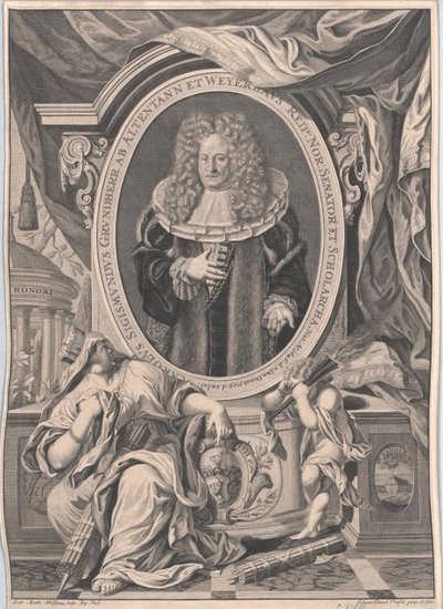Carl Sigismund pán na panství Altenthann a Weyherhaus od Artist Unknown