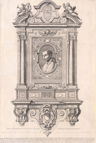 Carlo Borromeo (tisk) od Artist Unknown