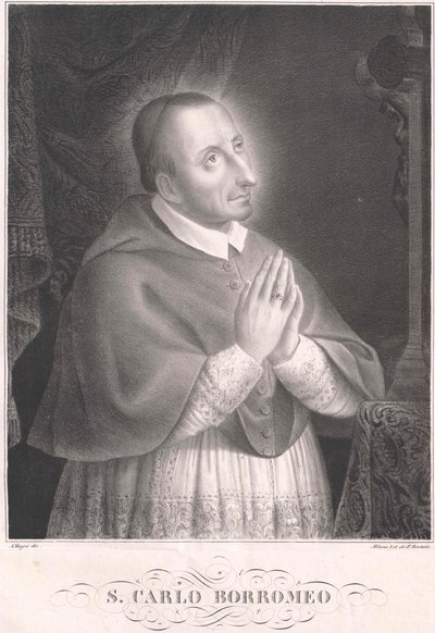 Carlo Borromeo, od Artist Unknown