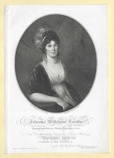 Caroline von Baden od Artist Unknown