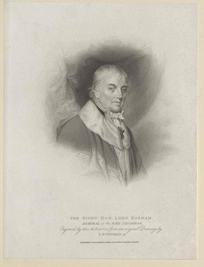 Charles Baron Barham Middleton (tisk) od Artist Unknown