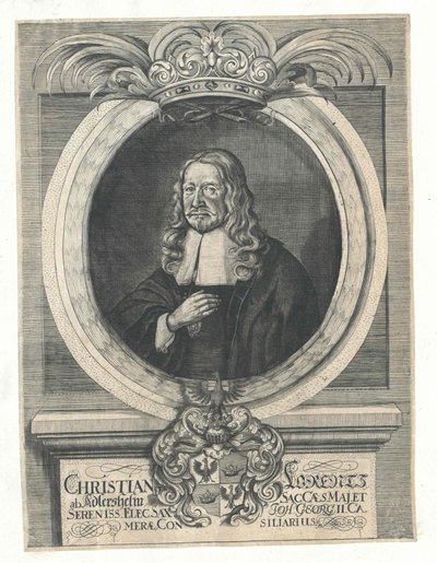 Christian Lorenz Adlershelm (tisk) od Artist Unknown
