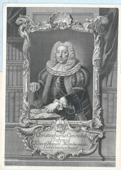 Christoph Conrad Schmid od Artist Unknown