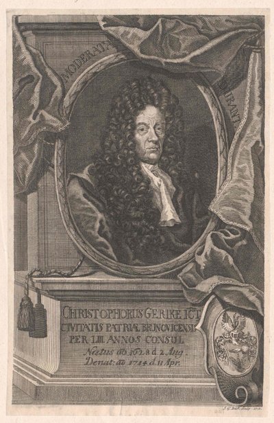 Christoph Gericke (tisk) od Artist Unknown