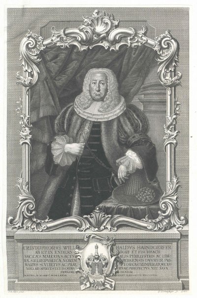 Christoph Wilibald Harsdoerfer z Enderndorfu od Artist Unknown