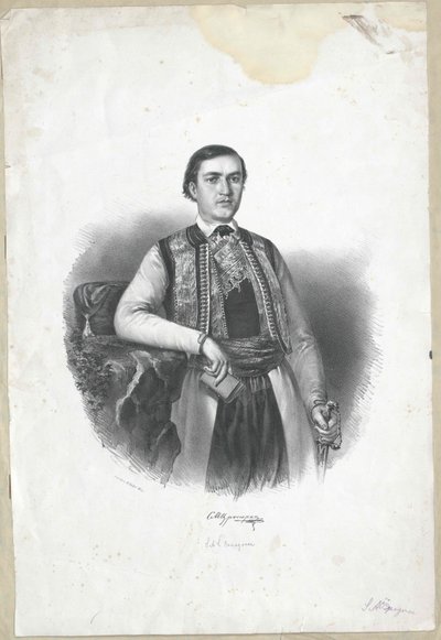 Černohorský hrabě Danilo I. od Artist Unknown