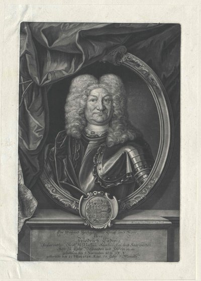 Hrabě z Nassau-Saarbruecken Friedrich Ludwig od Artist Unknown