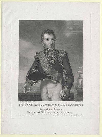 Francouzský dauphin Louis Anton od Artist Unknown