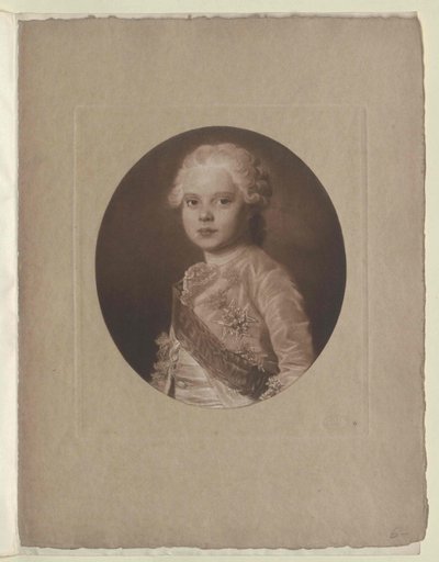 Francouzský dauphin Ludvík XVII. od Artist Unknown