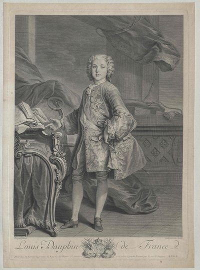 Francouzský dauphin Ludwig od Artist Unknown