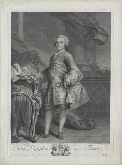 Francouzský dauphin Ludwig od Artist Unknown